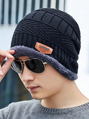 Head & Neck Cap Beanies Combo – Woolen Winter Beanie Cap With Neck Warmer Muffler For Men And Women(random Color)