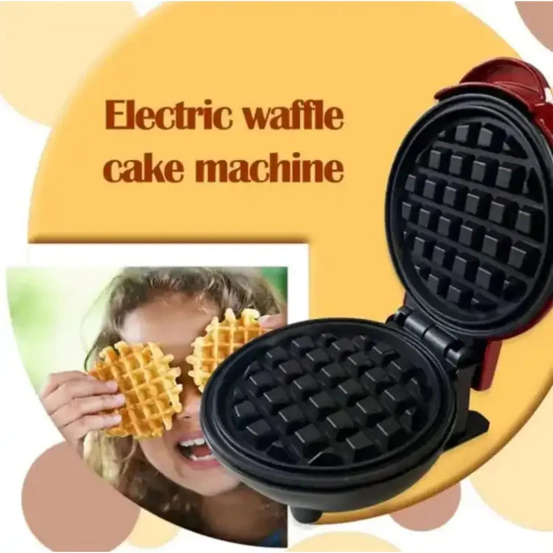 Mini Waffle Maker Machine Electric Pancake Maker