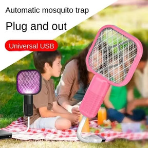 Mini USB Electric Mosquito Racket Random Color