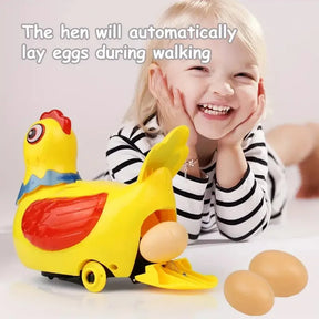 Toy Hen Who Can Walk Lay Eggs and Sing A Rooster An Electric Universal Children's Baby Puzzle Toys Boys and Girls