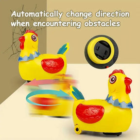 Toy Hen Who Can Walk Lay Eggs and Sing A Rooster An Electric Universal Children's Baby Puzzle Toys Boys and Girls