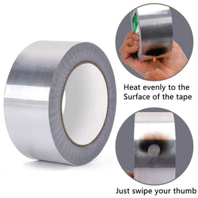 Aluminum Foil Tape Waterproof Leakage Strong Self-adhesive Repair , Window Sill Gap, Pipe Rupture, Surface Crack, Home Renovation