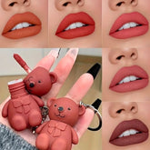 Pack Of 6 Cute Teddy Bear Shape Lipstick