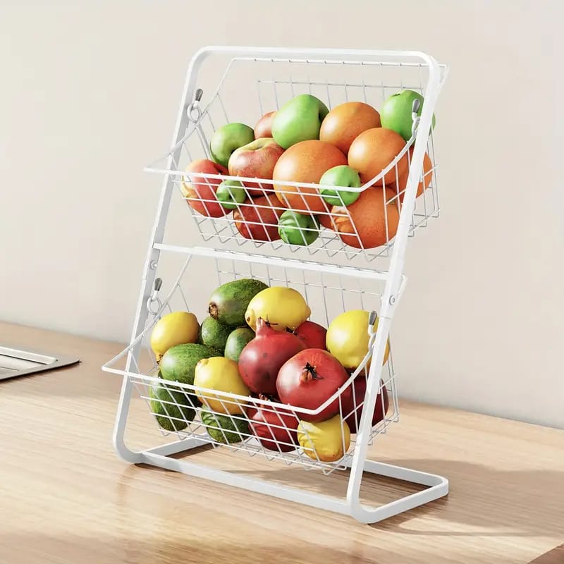 Multi-Purpose Storage Kitchen Organizer Basket