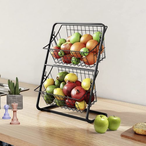 Multi-Purpose Storage Kitchen Organizer Basket