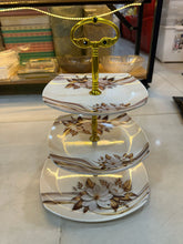 3 Tier Melamine Floral Serving Tray