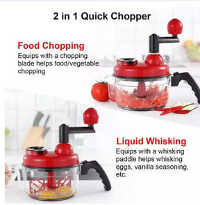 QUICK CHOPPER VEGETABLE - ONION CHOPPER - KACHOMER SALAD MACHINE