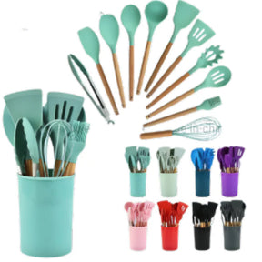 12 Pcs Silicone Kitchenware Cooking Utensils Set