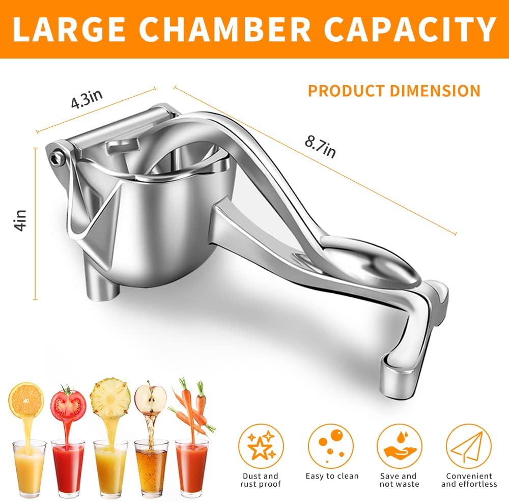 Fruit Press Surface Treated With Innoxious Material Fruit Juice Squeezer Hand Press Manual Large