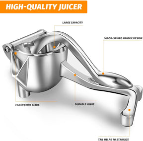 Fruit Press Surface Treated With Innoxious Material Fruit Juice Squeezer Hand Press Manual Large