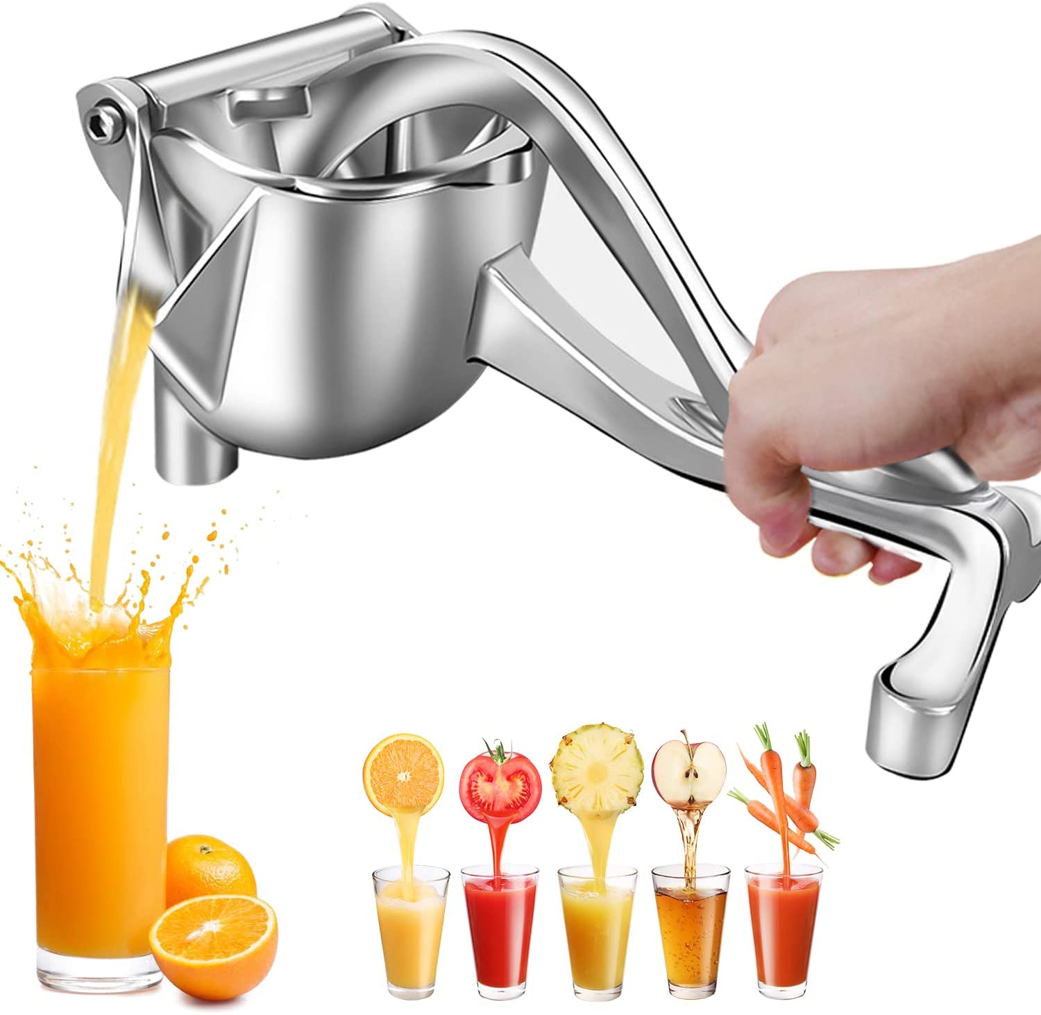 Fruit Press Surface Treated With Innoxious Material Fruit Juice Squeezer Hand Press Manual Large