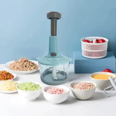 Multifunctonal Hand Push Chopper– 1.5 Litre