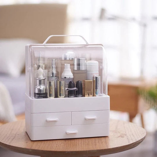 Creative Drawer Type Cosmetics Storage Box With Cover